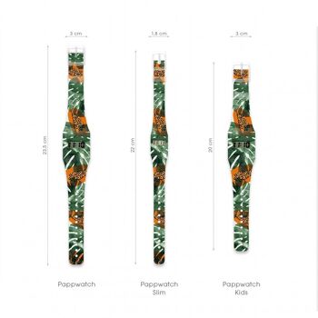 Montre en carton PAPAYA JUNGLE ENFANT 3