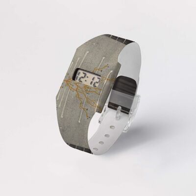 Orologio in cartone FORME DI GRIGIO KIDS