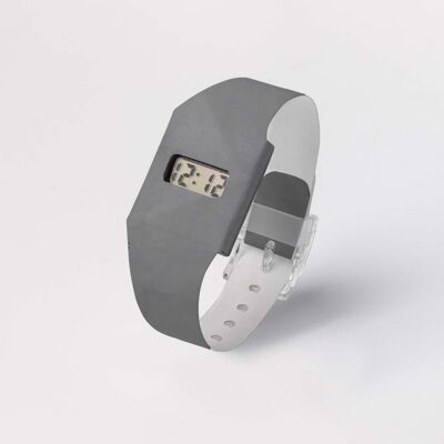 SILVER / METALLIC cardboard watch KIDS