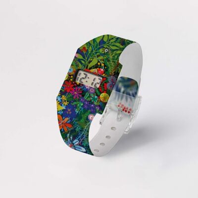 Montre en carton WILD FLOWERS KIDS