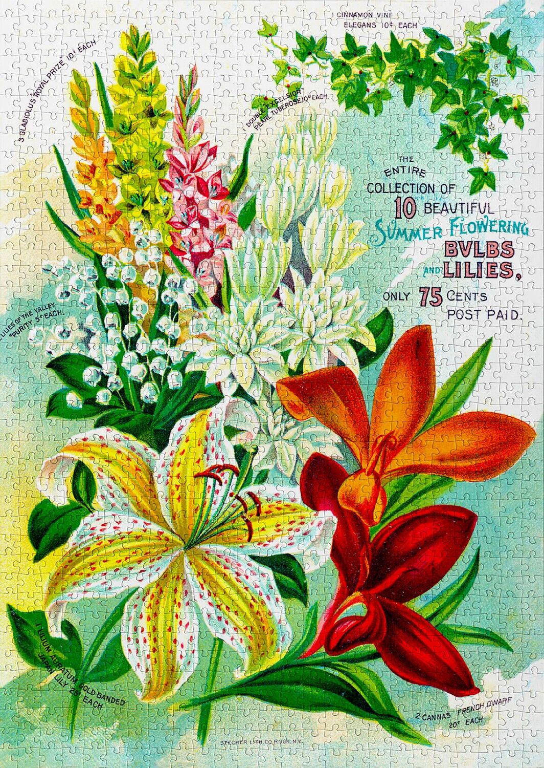 流木とお花のvintageswag Buy wholesale 1000 Pieces Jigsaw Puzzle - Vintage Flower Catalog