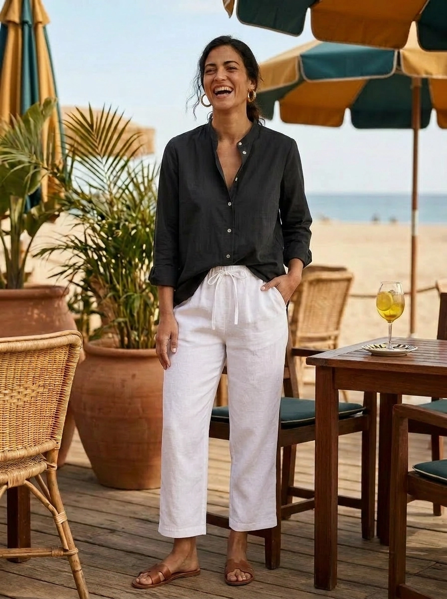 Chemise oversize Malabar - Noire