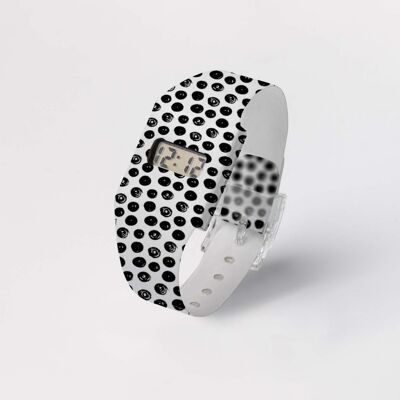 Reloj de cartón BLACK DOTS