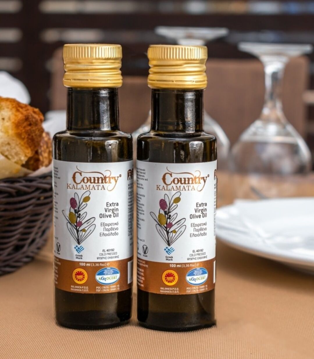 COUNTRY KALAMATA EXTRA VIRGIN OLIVE OIL 100ml DORICA- PDO KALAMATA