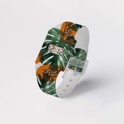 Montre en carton PAPAYA JUNGLE