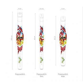 Montre en carton PAPILLON 3