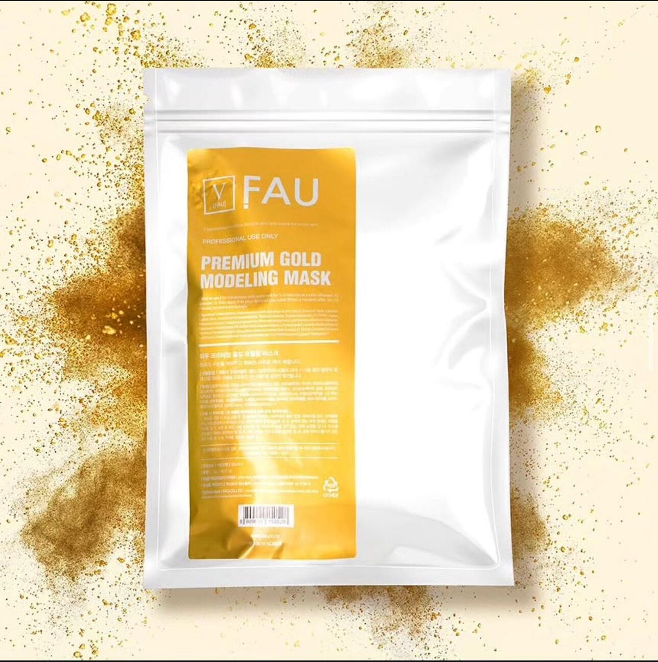 FAU Professional Modeling Mask – Revitalizing & Firming Treatment with Colloidal Gold & Collagen (1kg)| KOREAN Skincare