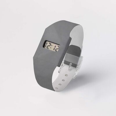 SILVER / METALLIC cardboard watch