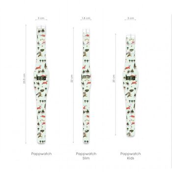 Montre en carton FORÊT 3