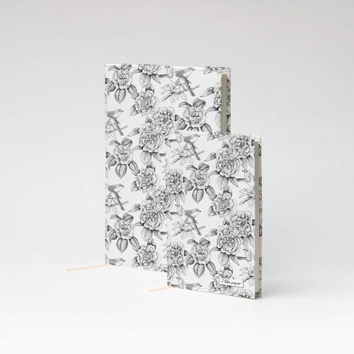 BIRDS LIKE FLOWERS Tyvek® Notizbuch / Notebook A5