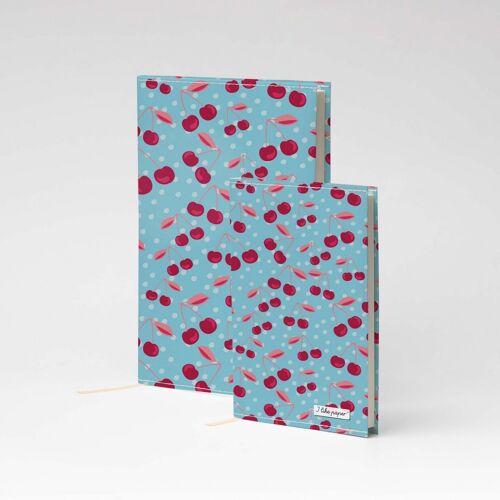 CHERRIES Tyvek® Notizbuch / Notebook A5