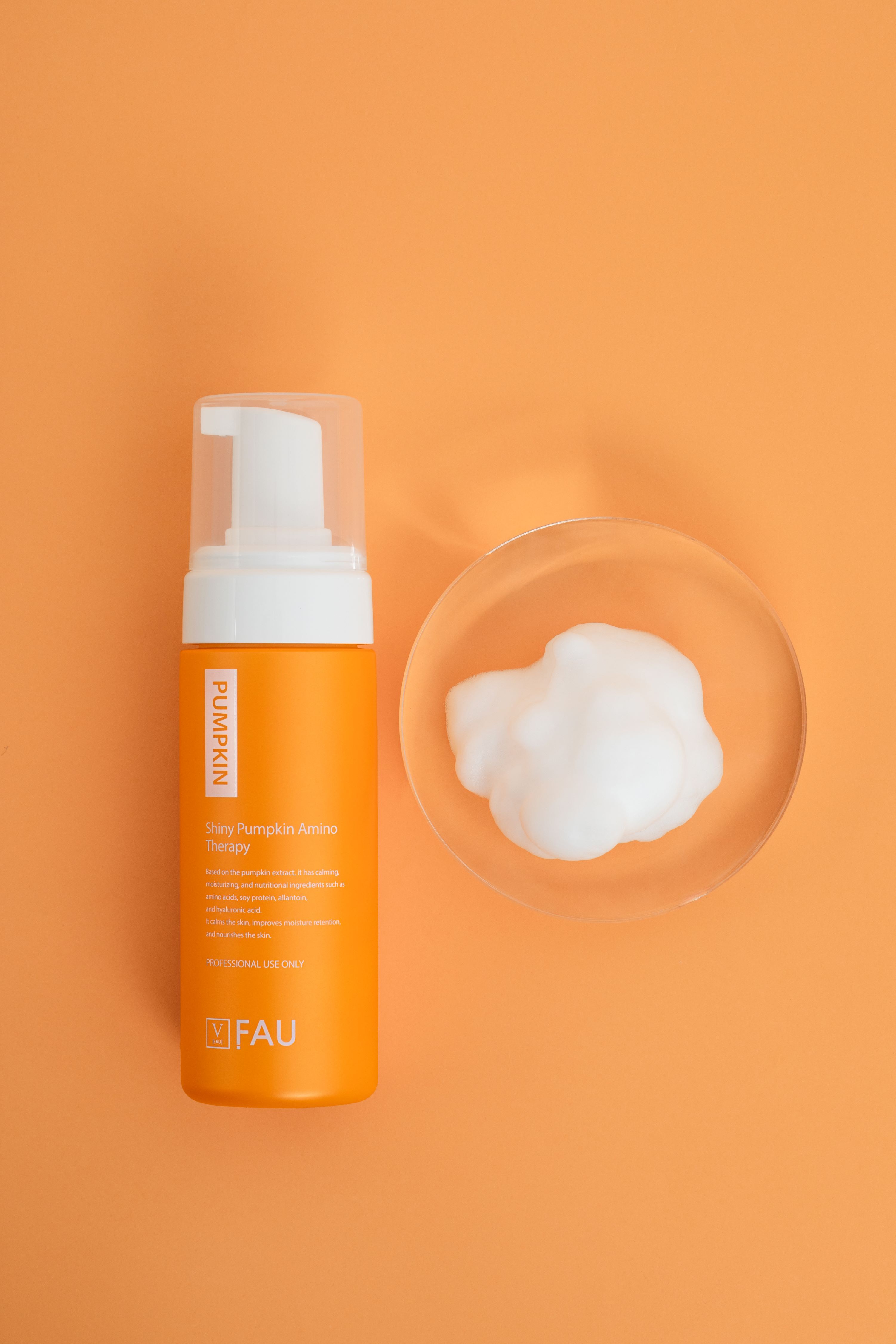 FAU Dermocosmetic Amino Therapy Foam | Riparazione professionale della barriera cutanea post-trattamento con estratto di zucca all'85% | Cosmetica coreana