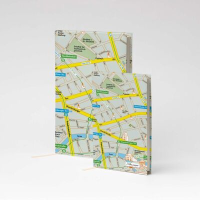 LOST IN BERLIN - CLASSIC Tyvek® Notizbuch / Notebook A5