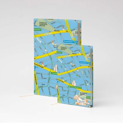 LOST IN BERLIN - FRESH BLUE Tyvek® Notebook / Notebook A5