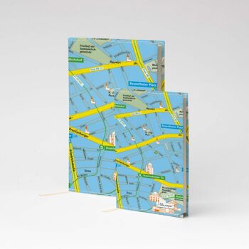 LOST IN BERLIN - Cahier / Cahier A5 FRESH BLUE Tyvek® 1