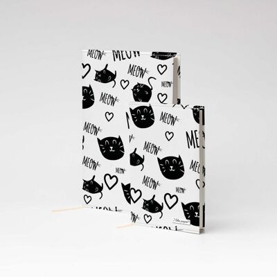 MEOW Tyvek® Notizbuch / Notebook A5