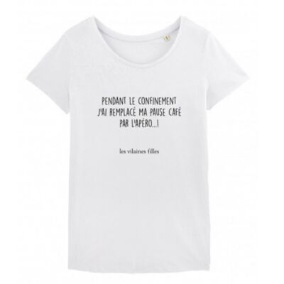 Round neck t-shirt During confinement, I replaced ... - White