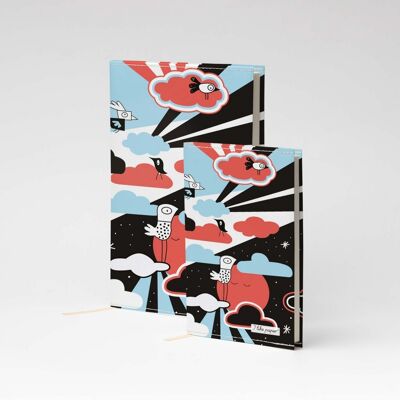 RED BIRD Tyvek® Notizbuch / Notebook A5