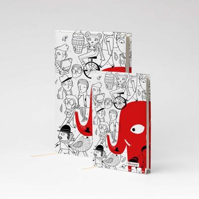 RED ELEFANT Tyvek® Notizbuch / Notebook A5
