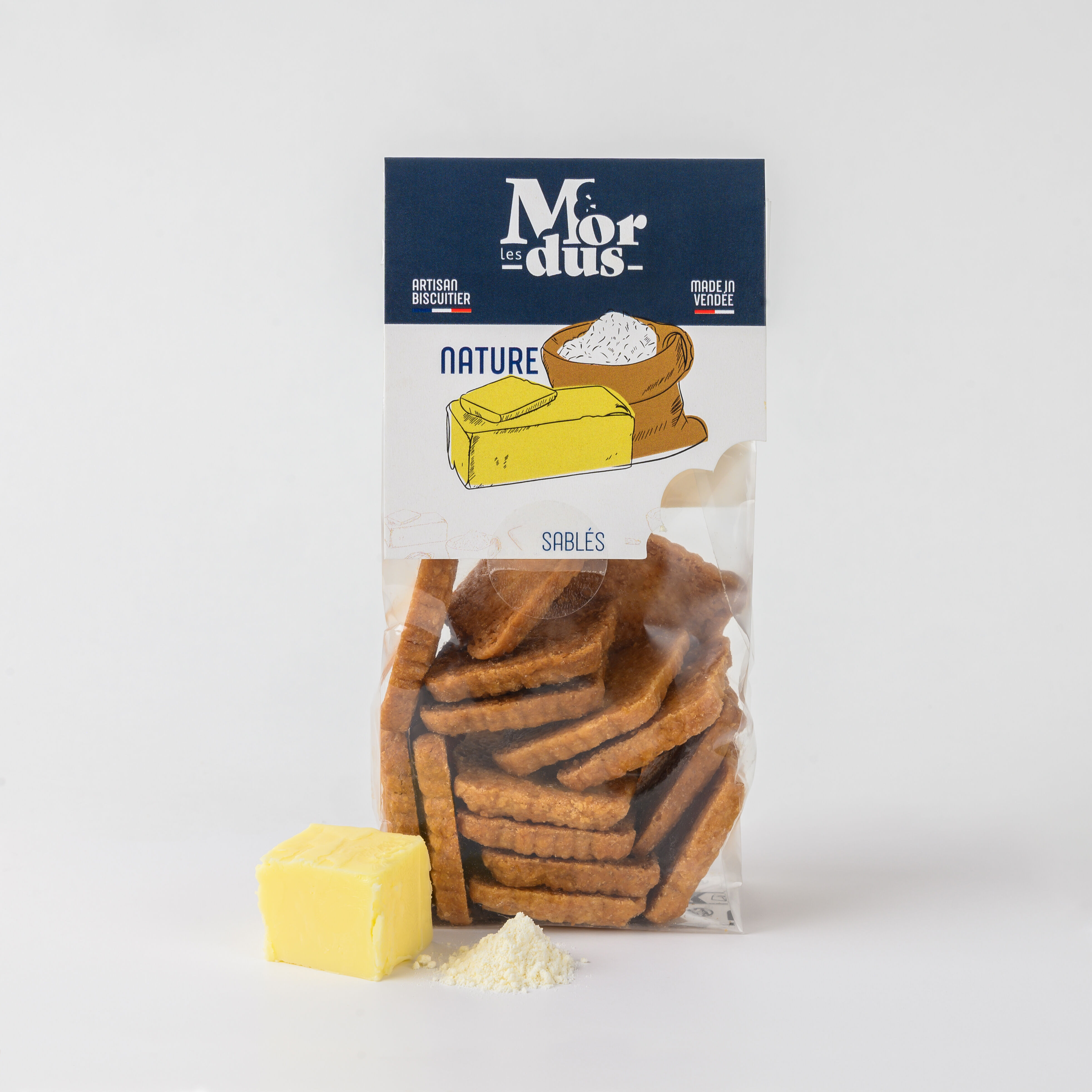 Pure Butter Shortbread 125g - Made in the Vendée region