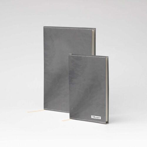 SILBER / METALLIC Tyvek® Notizbuch / Notebook A5