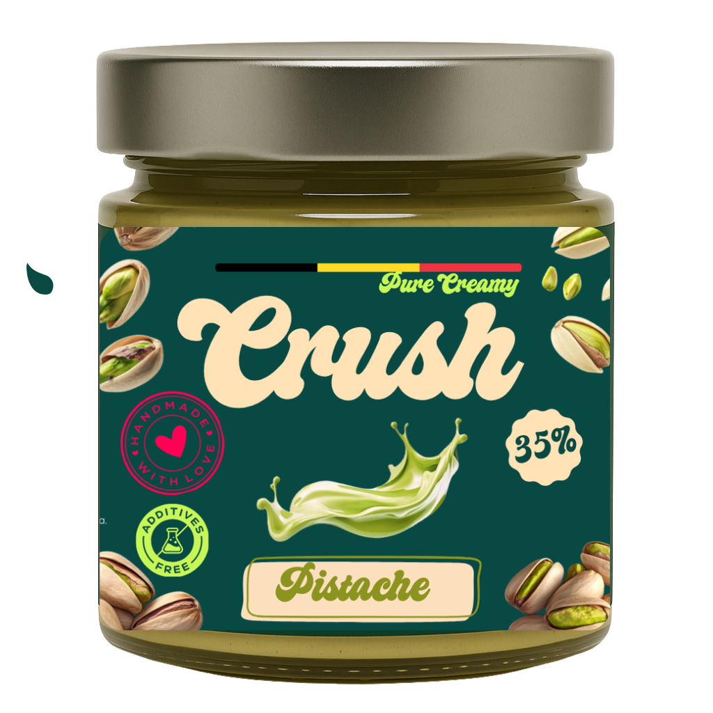 Pâte à tartiner - Saveur pistache - 35% de pistaches - 200g -Pot verre