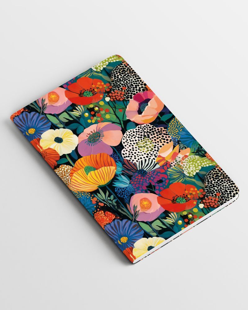 Kleines Notizbuch Mohnblumen