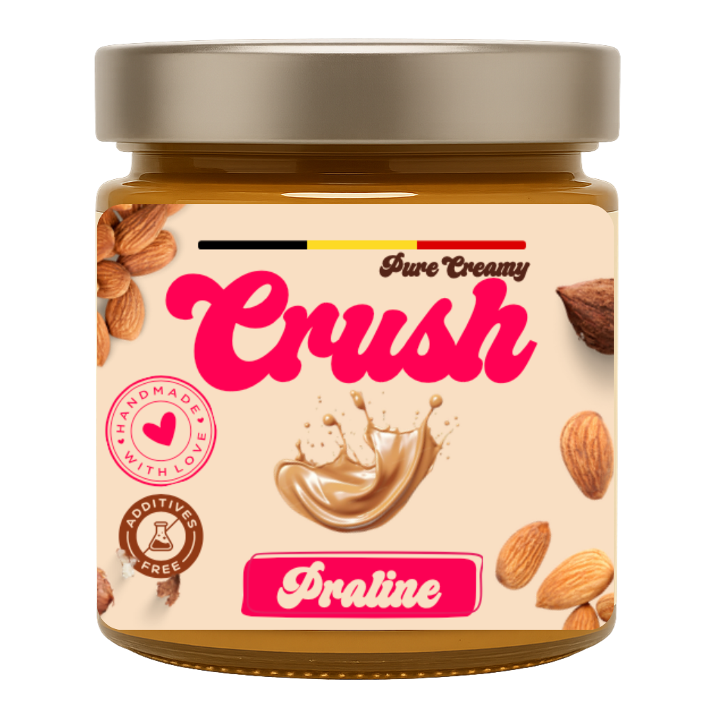Pâte à tartiner - Saveur Praliné - 200g -Pot verre