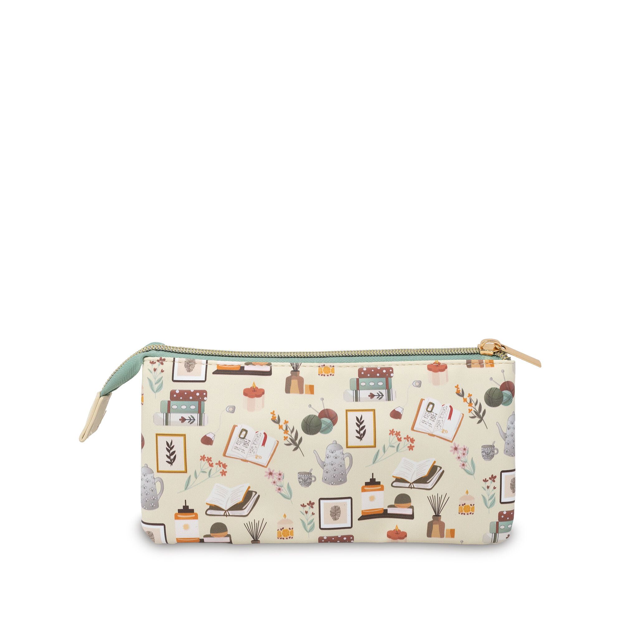 Pencil Pouch - Book Nook Cream