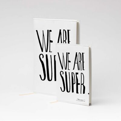 WE ARE SUPER Tyvek® Notizbuch / Notebook A5
