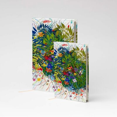WILD FLOWERS Tyvek® Notizbuch / Notebook A5