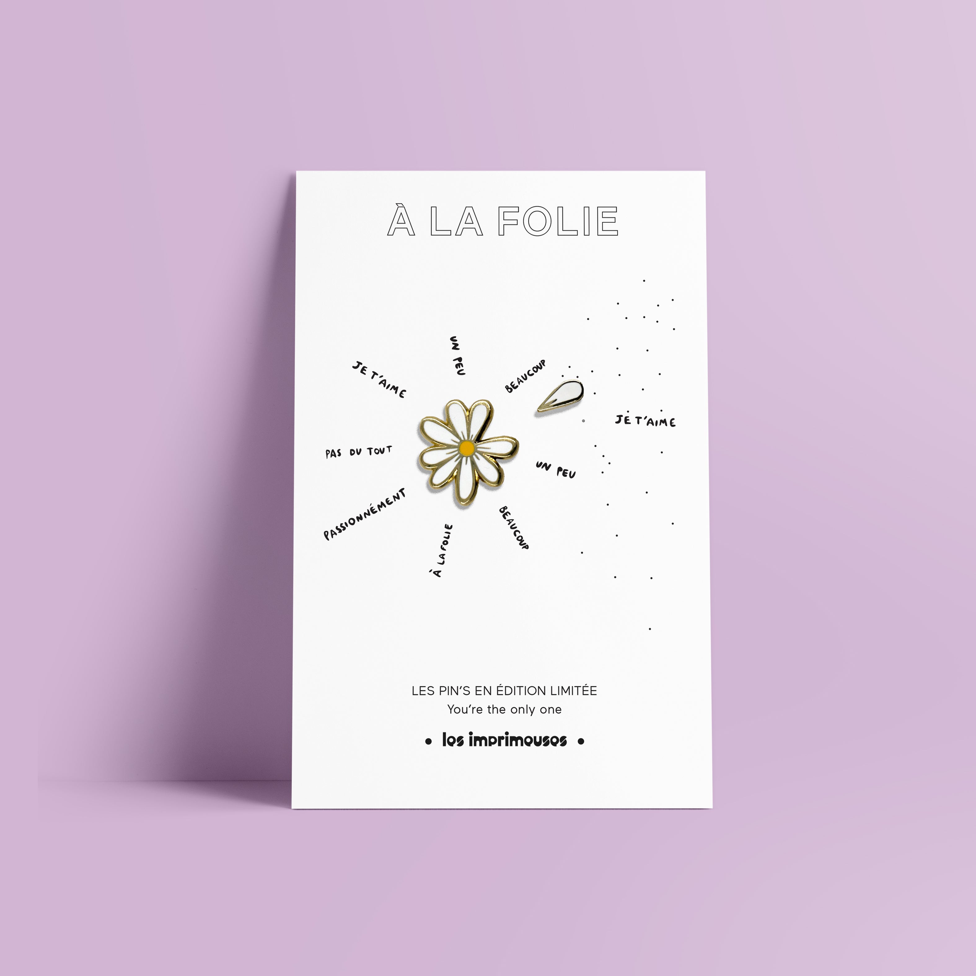 Marguerite Pin - Madly in Love