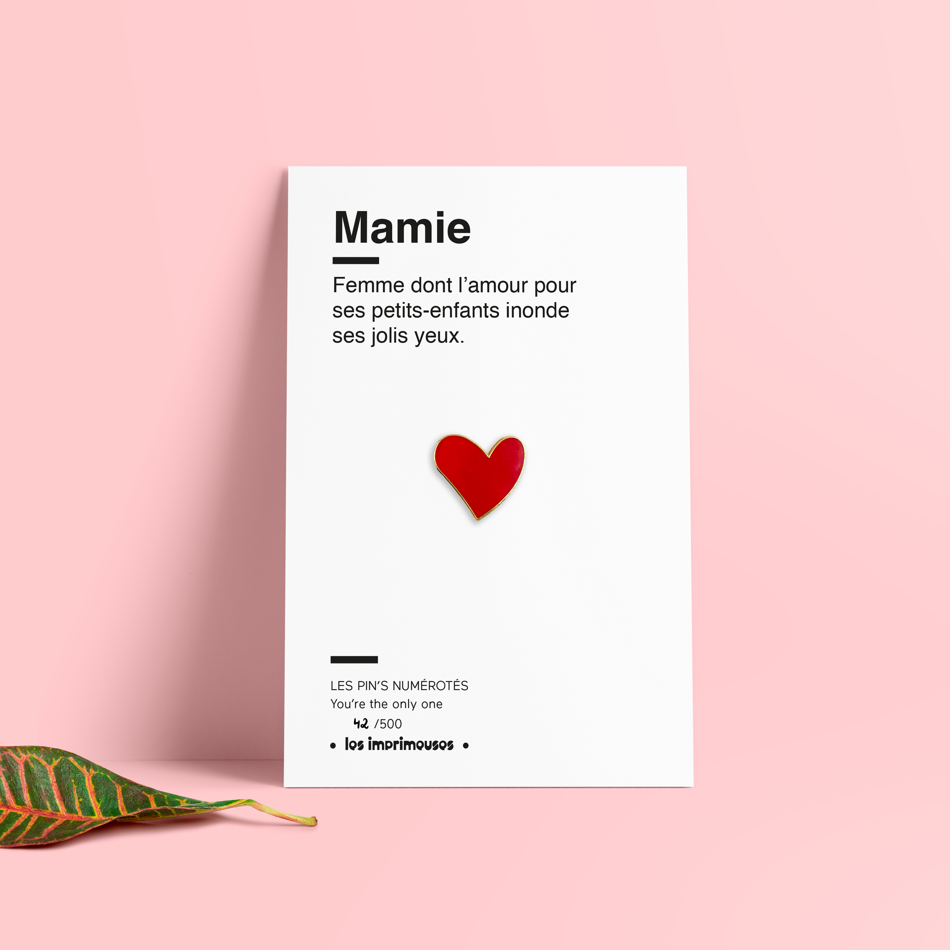 Heart Pin - Grandma (Grandmothers' Day)