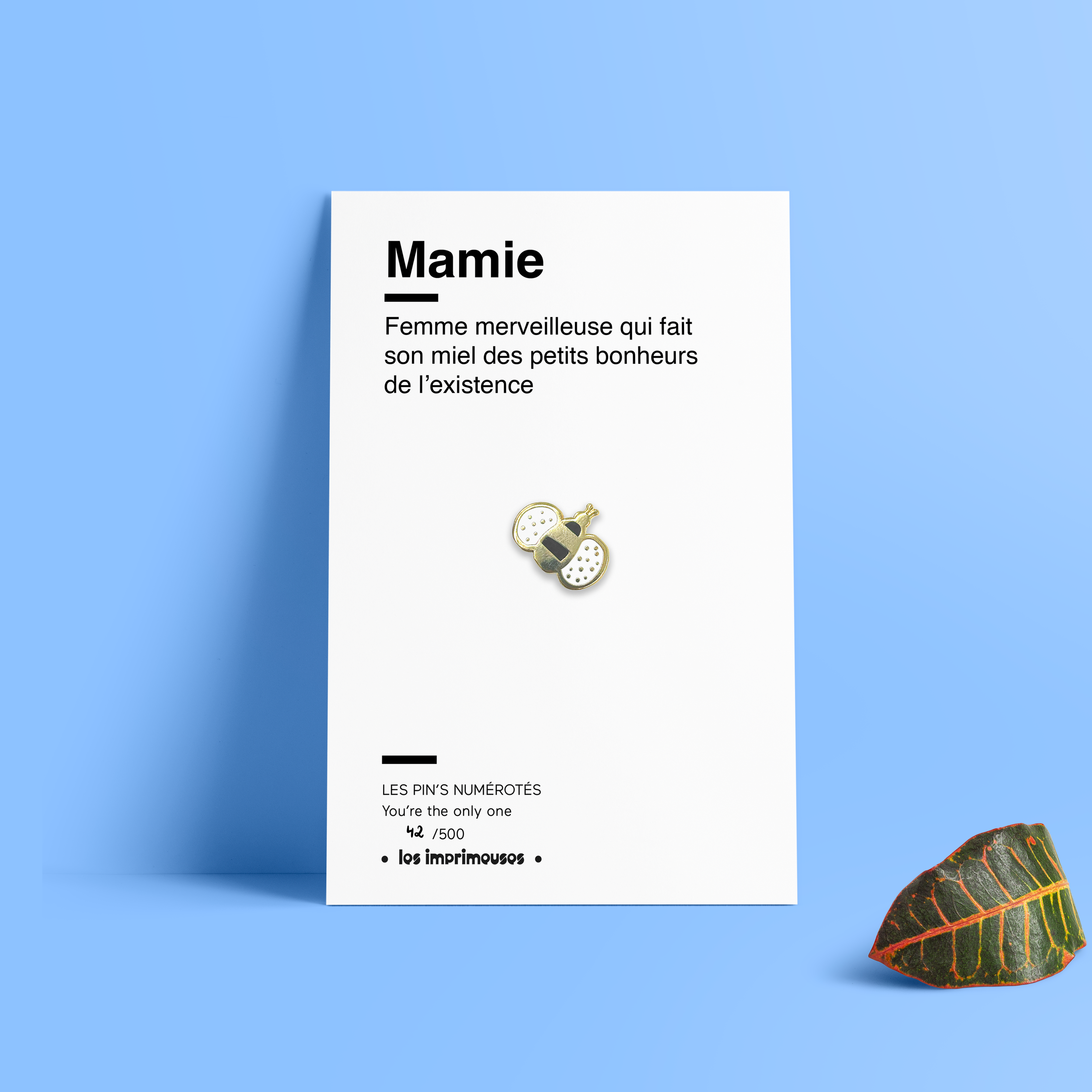 Bee Pin - Grandma (Grandmothers' Day)