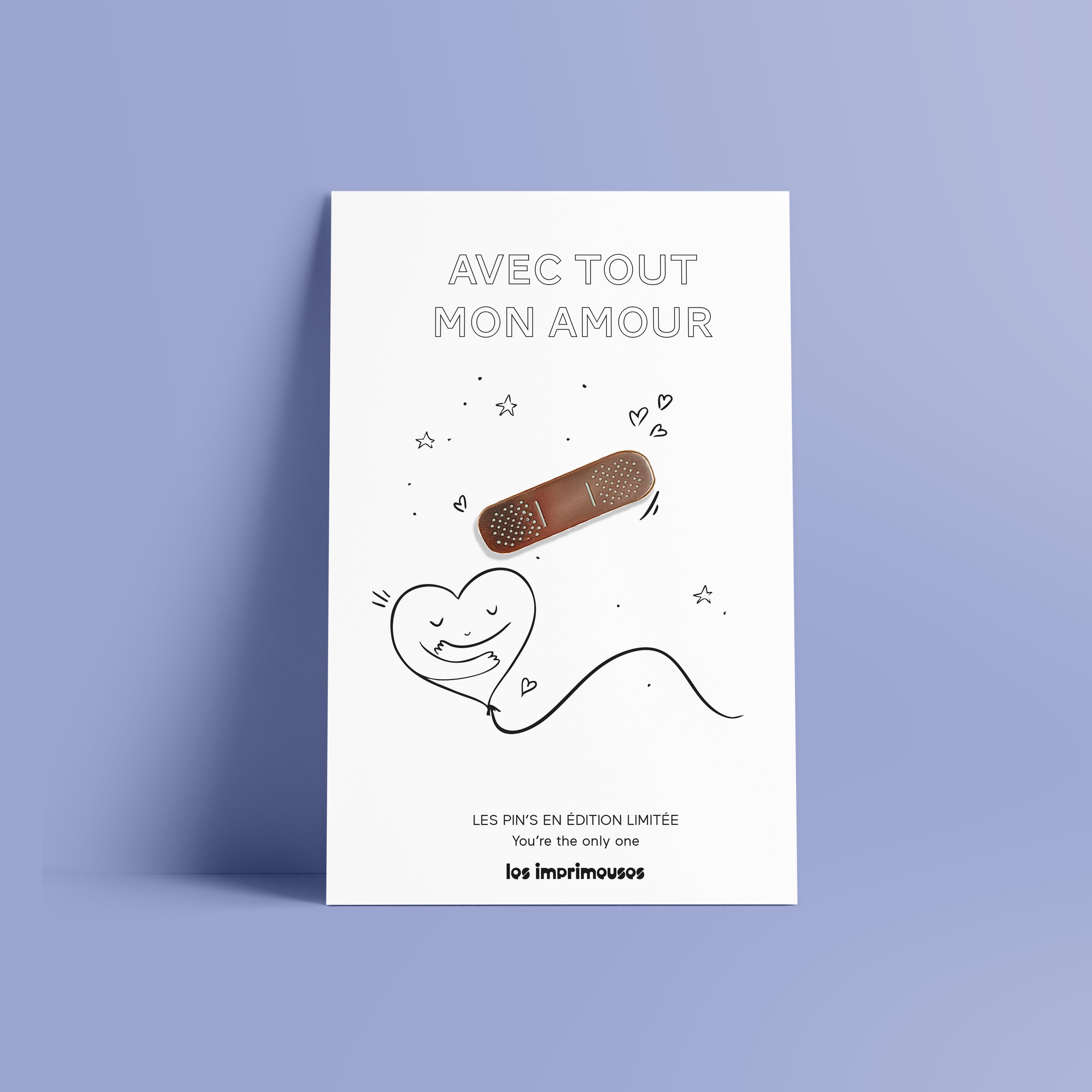 Bandage Pin - With all my love