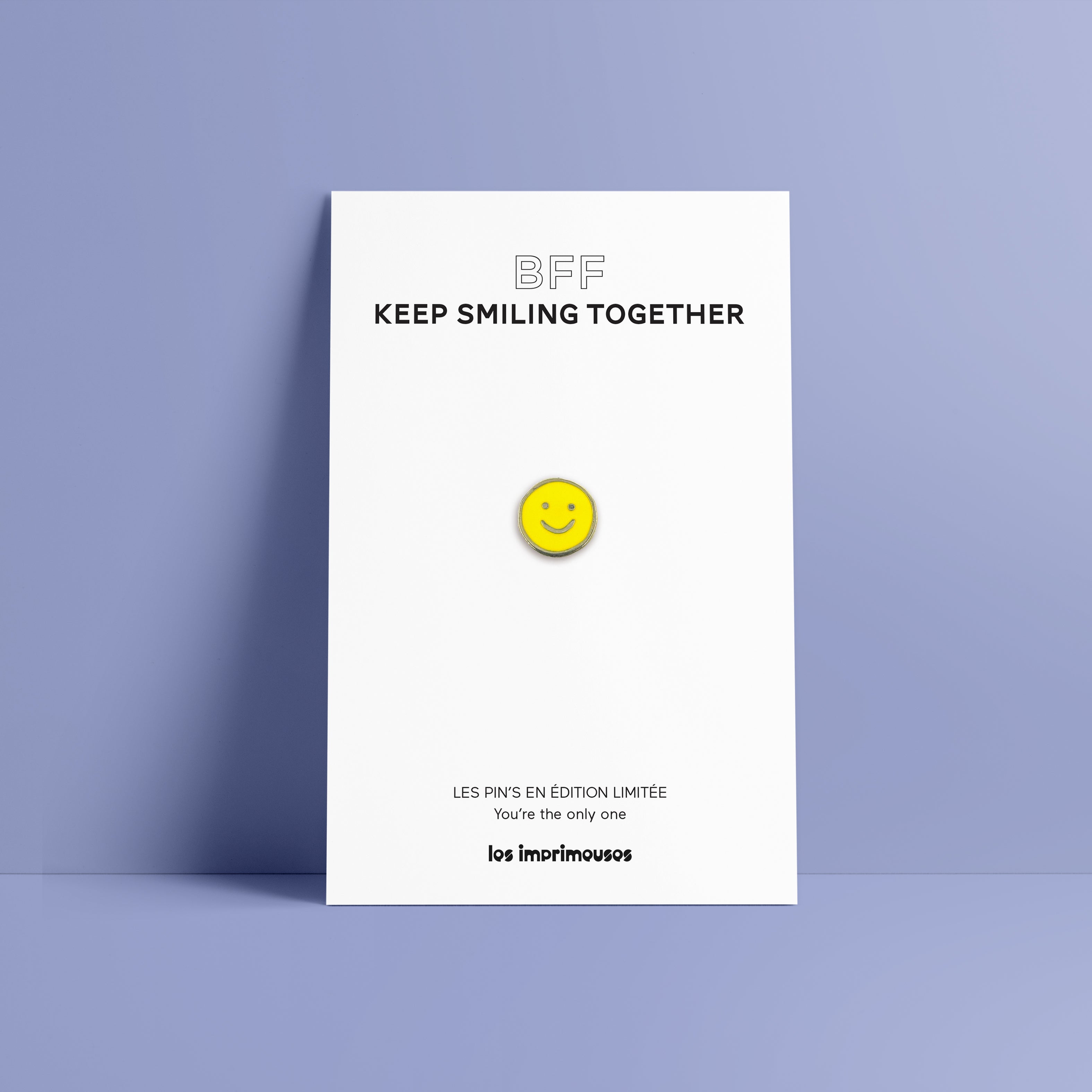 BFF Smiley Pin