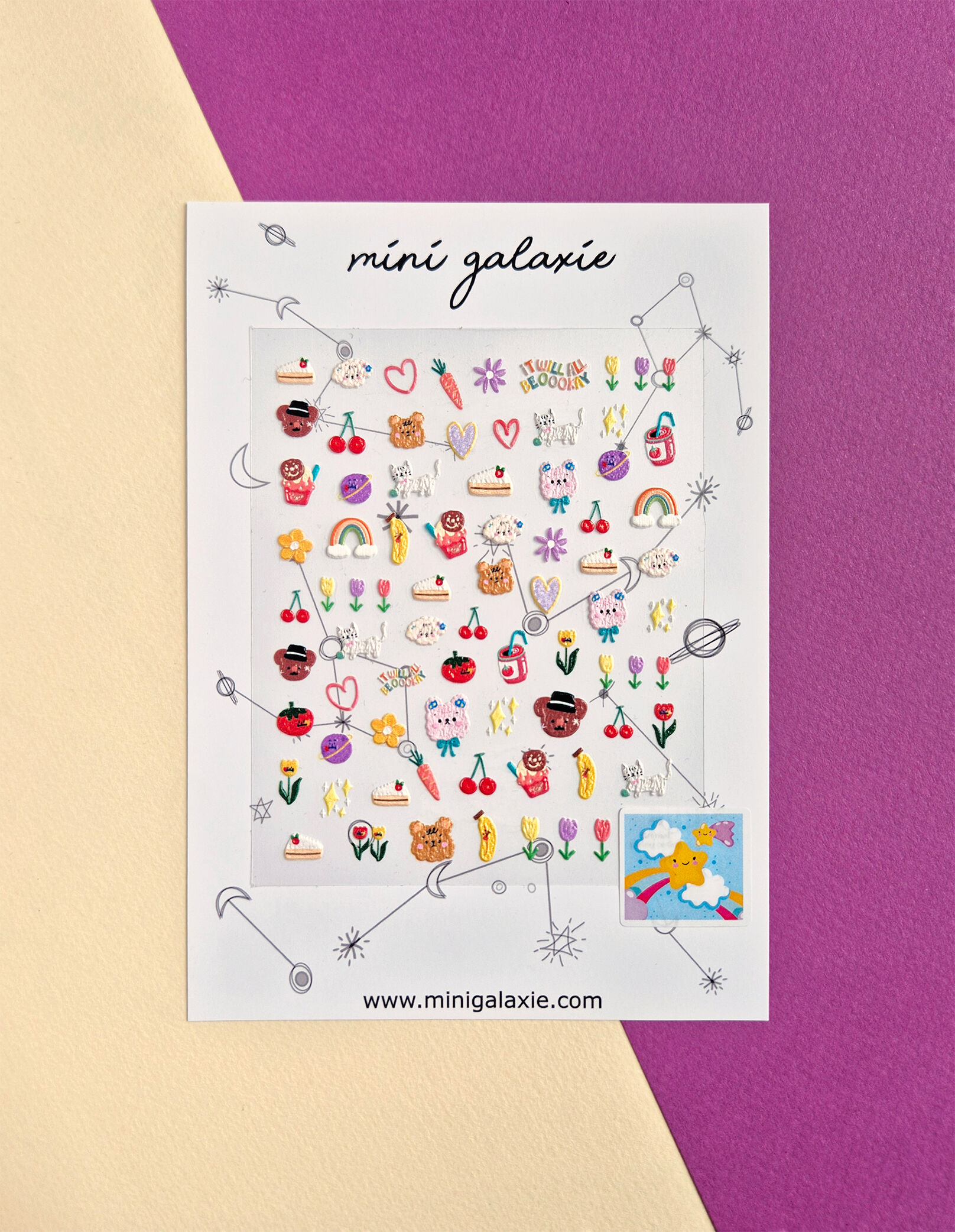 Children's nail stickers - Fiesta theme 🎈🎉🎁