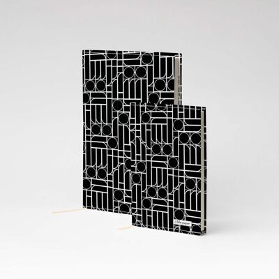 BAUHAUS NOIR Tyvek® Carnet / Carnet A6