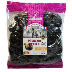 Pruneaux d'Agen IGP avec noyaux - calibre 28/33 - sachet 1kg