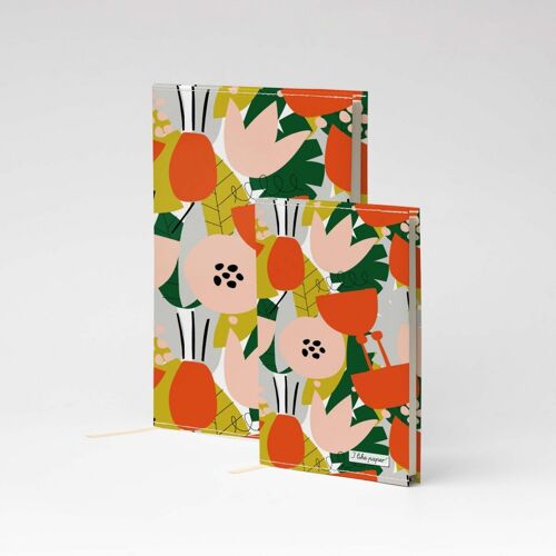 BLOSSOM Tyvek® Notizbuch / Notebook A6