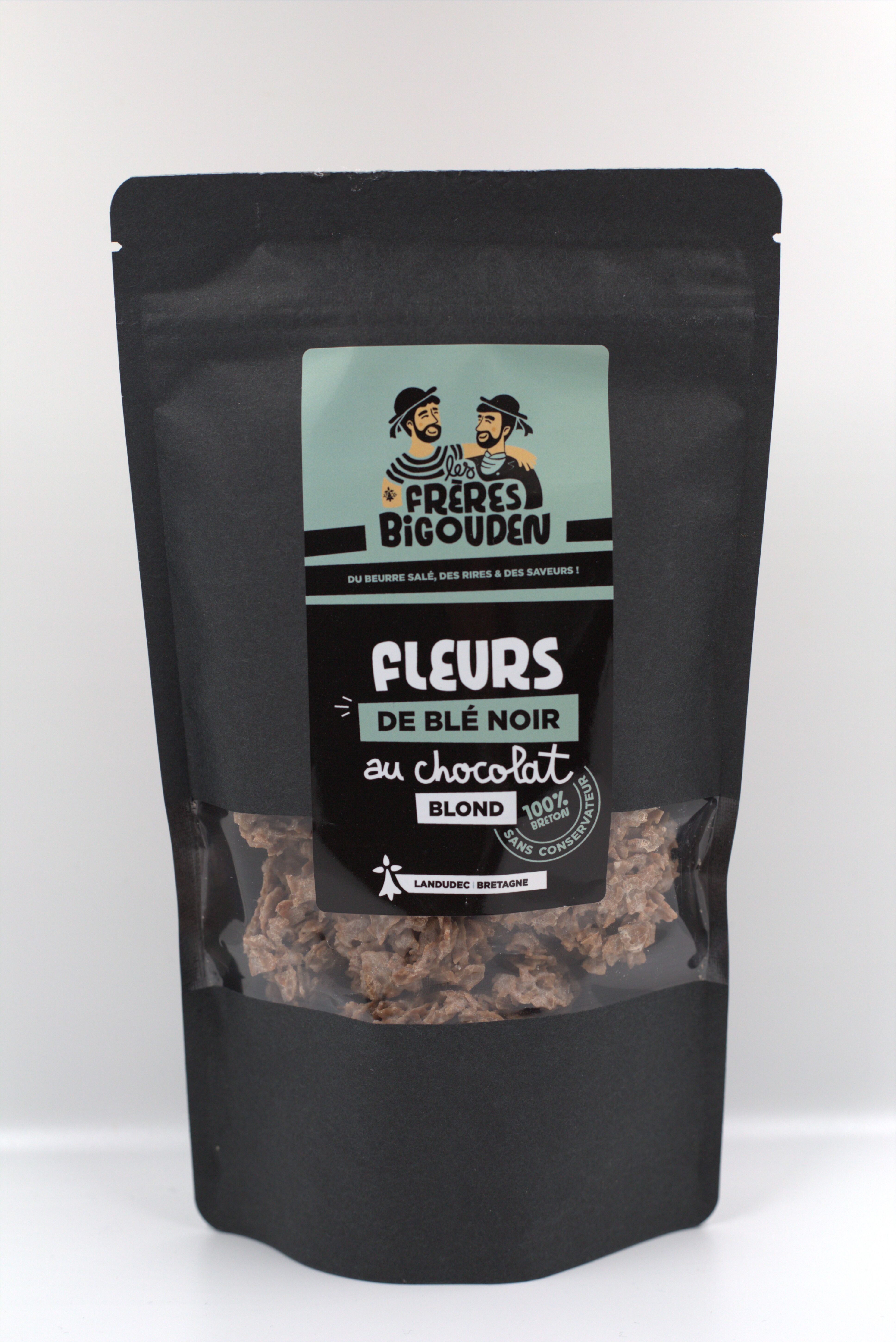 Buckwheat flowers with blond chocolate - Premium Breton delicacy
