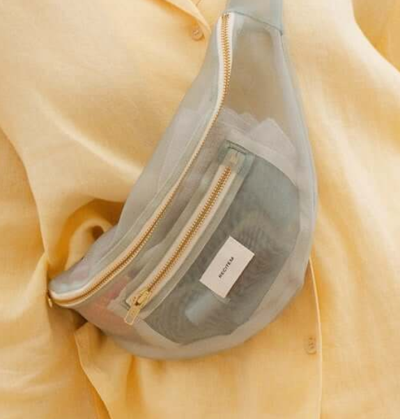 Inès Mesh-Bauchtasche