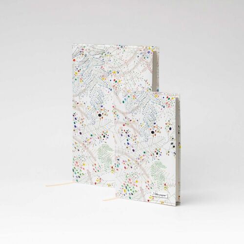 HAPPY FERN Tyvek® Notizbuch / Notebook A6