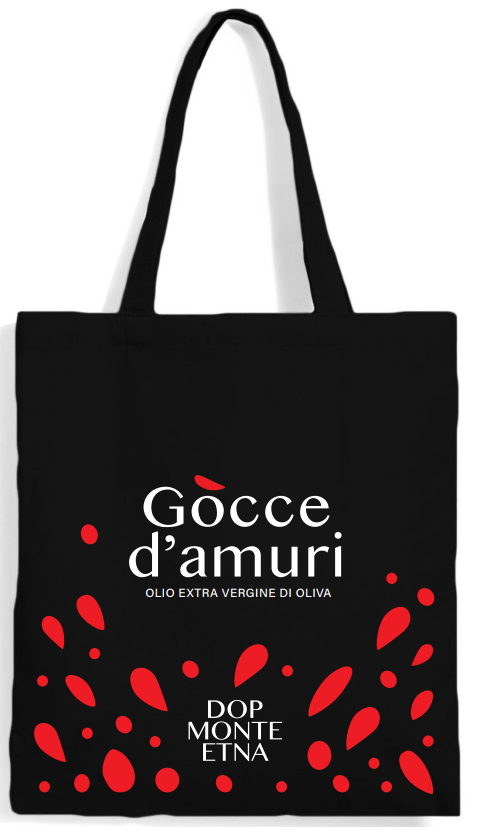 Gocce d'Amuri Shopper – Oleificio Costa Srl branded bag | Sustainable and elegant packaging inspired by Sicily