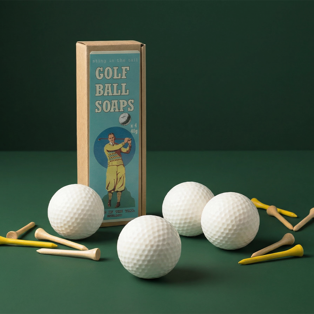 Sports & Hobbies - Golf Ball Soaps 4x 40g