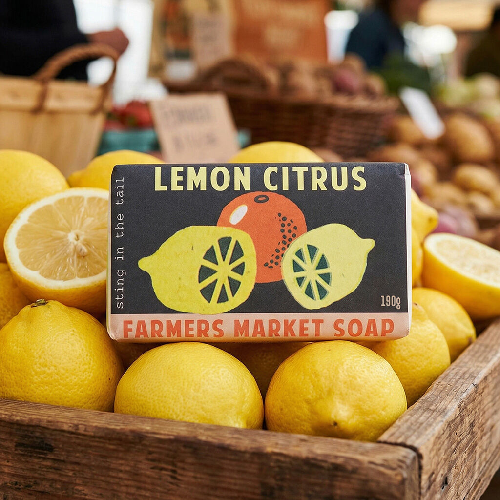 Farmer's Market Lemon Citrus Soap 190g