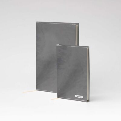 PLATA / METÁLICO Tyvek® Notebook / Notebook A6