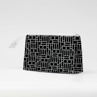 BAUHAUS BLACK Tyvek® cosmetic bag