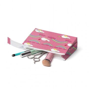 Trousse à maquillage LICORNE SUR NUAGES Tyvek® 2