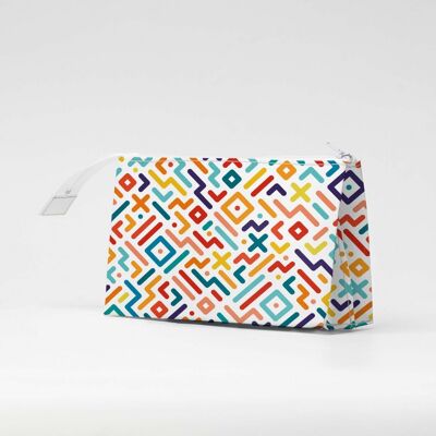 GEOMETRICAL STRIPES III Tyvek® cosmetic bag